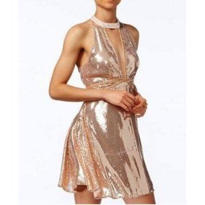 Free People Film Noir sequin dress, sz 6